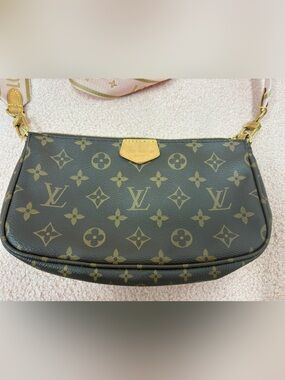 Louis Vuitton Brown Monogram Crossbody Pochette